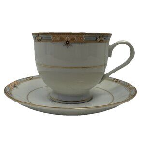 Mikasa Sussex Fine China Cup & Saucer Set LAK02 Discontinued Vintage